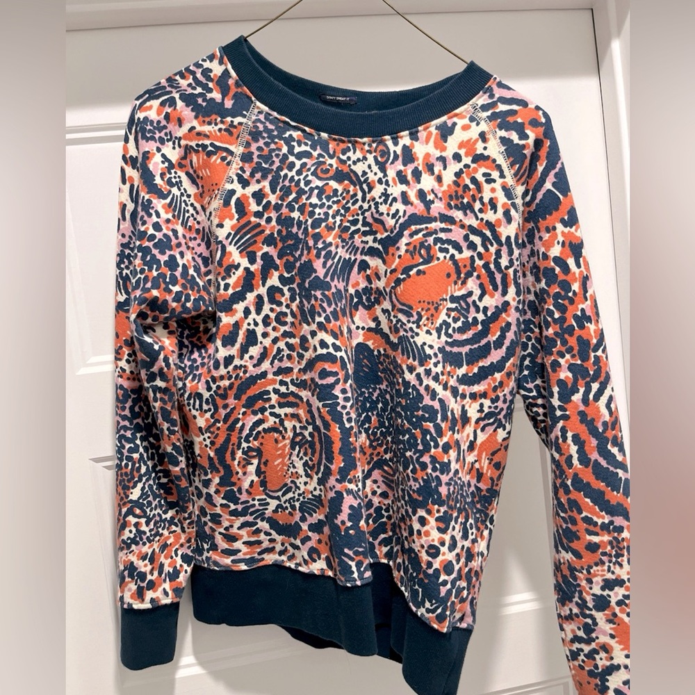 MOTHER XS Tiger print sweater